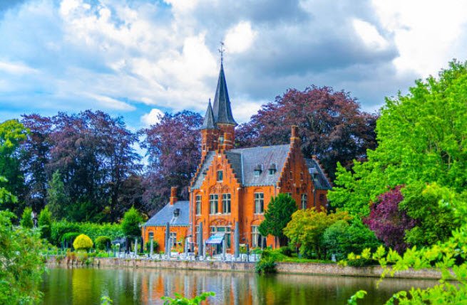 Kasteel Minnewater, Bruges, Belgium, Belgium